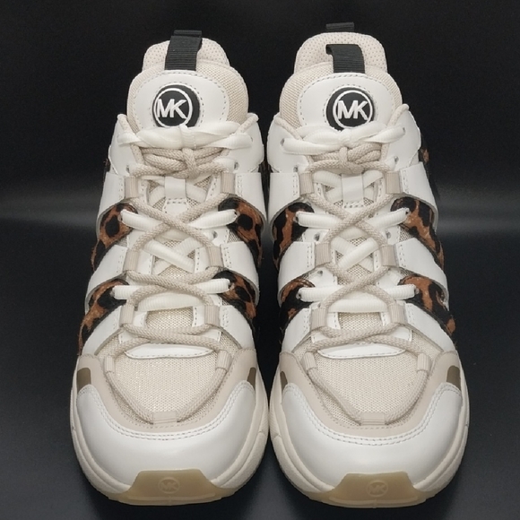 Michael Kors Shoes - Michael Kors Leopard Calf Hair Trainers